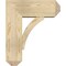 Ekena Millwork Thorton Craftsman Rough Sawn Bracket w/ Offset Brace, Douglas Fir, 8"W x 20"D x 24"H BKT0806X20X24THR04RDF - alternate 2